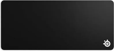 SteelSeries QcK XXL Gaming Mouse Pad - Black | XXL Cloth - Peak Tracking and Stability - Esports Mousepad - Never-Slip - Full Desk Coverage