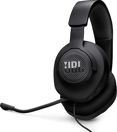 JBL Quantum 100M2 Wired Gaming Headset, Detachable Mic - Black