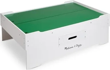 Melissa & Doug Deluxe Wooden Multi-Activity Play Table | Wooden Kids Activity Table, Building & Pretend Play, Double-Sided Play Board, Jumbo Drawer, Preschool Toys for Kids, Ages 3+