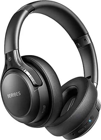 BERIBES Bluetooth Headphones Over Ear Wireless HiFi Stereo Headsets 65H 6EQ