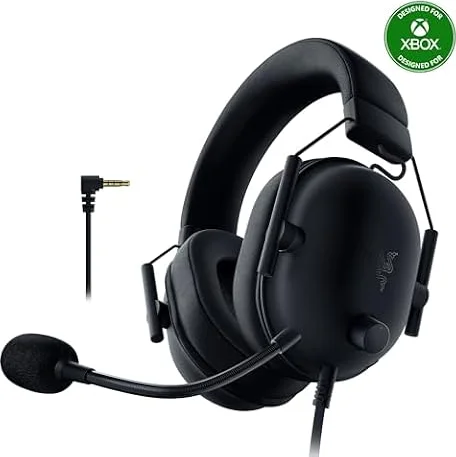 Razer BlackShark V2 X Xbox Gaming Headset, 3.5mm Audio Jack, Black
