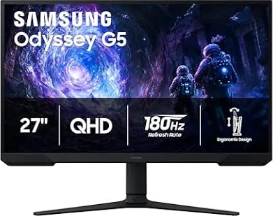 Samsung 27" Odyssey G5 (G51F) Series QHD (1440P) Gaming Monitor