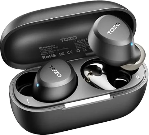 TOZO A1 Wireless Earbuds Bluetooth 5.3 Light Weight in Ear Headphones