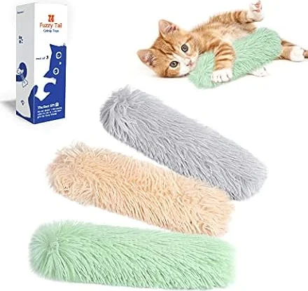 Potaroma Cat Toys Pillows, 3 Pack, Catnip Inside, Indoor Interactive Fun
