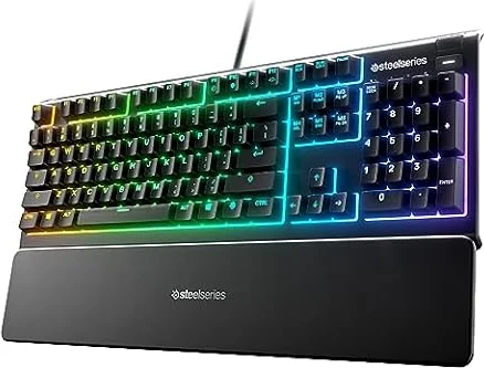 SteelSeries Apex 3 Gaming Keyboard - Black