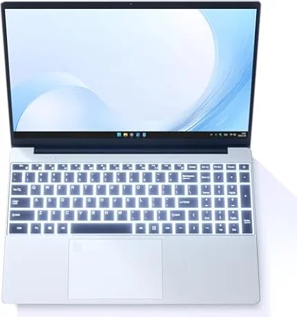 Auusda Laptop Computer, 15.6 Inch, 16GB RAM, 1TB SSD NVMe, Silver