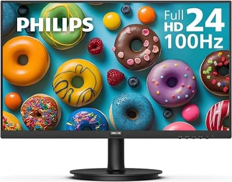 Philips 24 Inch Computer Monitor FHD 100Hz VA VESA Flicker-Free, 241V8LB
